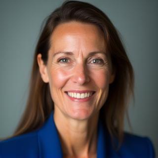 Professionelles Porträt von Dr. Anna Müller, CEO der MobilNetz Deutschland AG